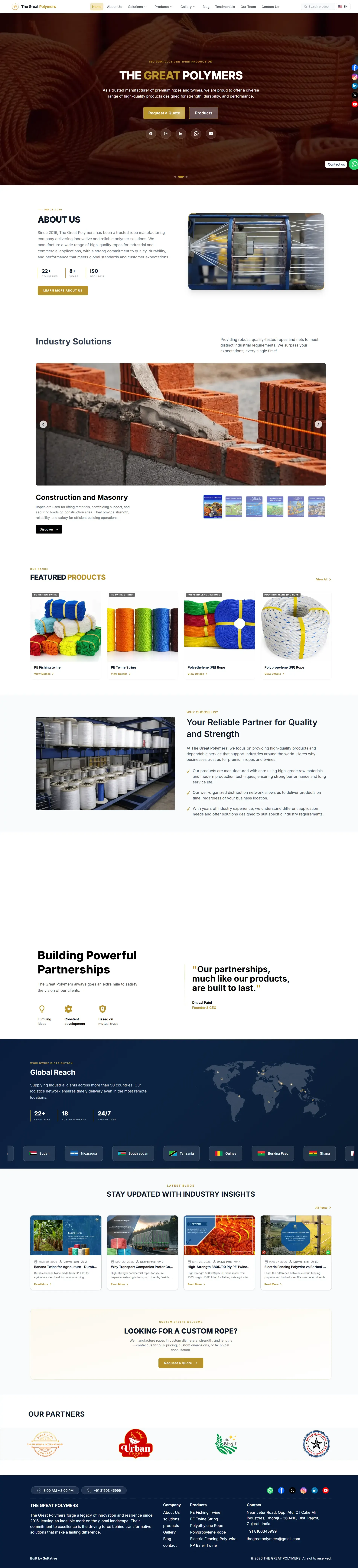 Industrial Supply Solutions website preview